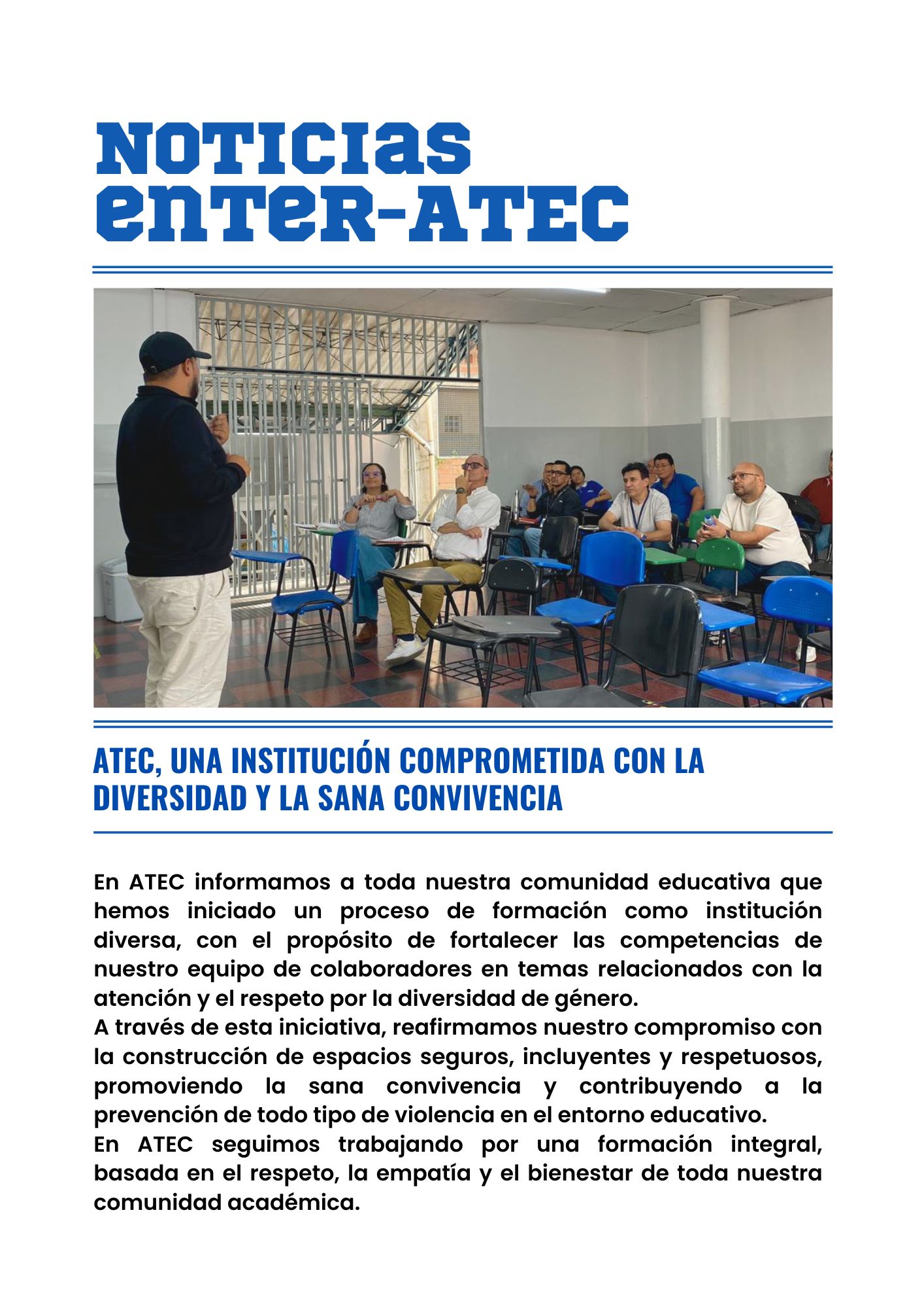 Charla de diversidad de género